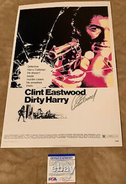 Clint Eastwood Autographed Signed 12x18 Photo Certified Authentic PSA/DNA COA
