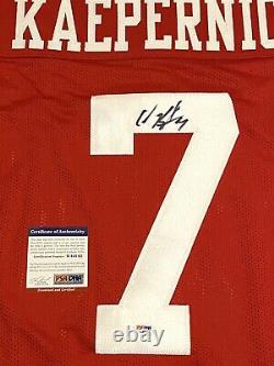 Colin Kaepernick Signed Autograph San Francisco 49ers Custom Jersey PSA/DNA COA