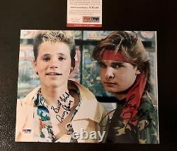 Corey Haim & Corey Feldman PSA/DNA Signed Photo COA The Lost Boys Autograph