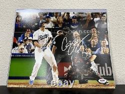 Corey Seager Signed 11x14 Photo PSA DNA Coa Autographed Dodgers Rangers Baseball