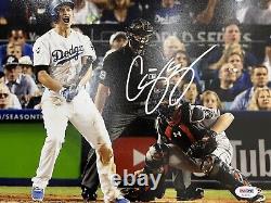 Corey Seager Signed 11x14 Photo PSA DNA Coa Autographed Dodgers Rangers Baseball