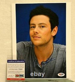 Cory Monteith Signed Autograph Glee Framed PSA/DNA COA Actor