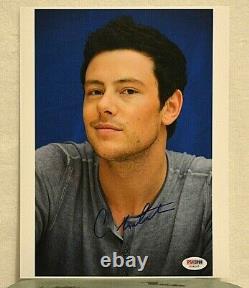 Cory Monteith Signed Autograph Glee Framed PSA/DNA COA Actor