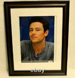 Cory Monteith Signed Autograph Glee Framed PSA/DNA COA Actor