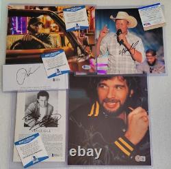 Country Singers Lot Signed Beckett Psa Bas Coa Music Band Autographed Psa/dna