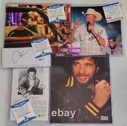 Country Singers Lot Signed Beckett Psa Bas Coa Music Band Autographed Psa/dna