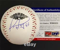 DAVID ORTIZ Autograph Big Papi Signed 2011 All-Star Baseball PSA/DNA COA