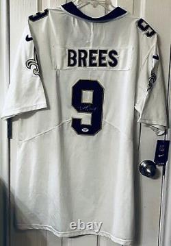 DREW BREES Signed Game Style Nike On Field Jersey Saints PSA/DNA COA