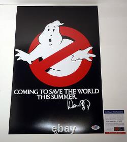 Dan Aykroyd Signed Autograph Ghostbusters Movie Poster PSA/DNA COA #2