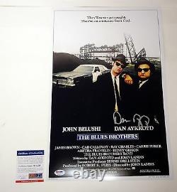 Dan Aykroyd Signed Autograph The Blues Brothers Movie Poster PSA/DNA COA