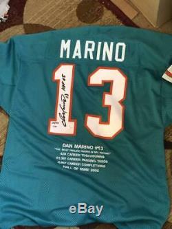 Dan Marino Jersey Football NFL Signed Autographed Autograph Auto PSA PSA/DNA COA