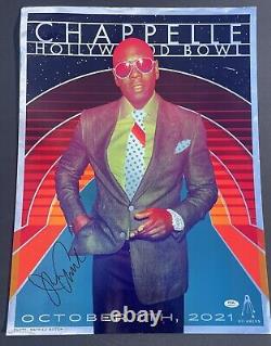 Dave Chappelle Signed Autographed Hollywood Bowl 18x24 Holo Poster Psa/Dna Coa