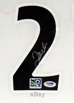 David Beckham Autographed Galaxy Jersey Psa Dna Coa Custom Framed & 8x10 Photo