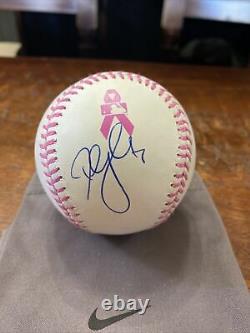 David Wright Signed Mothers Day Logo Baseball PSA DNA Coa Mets Autographed