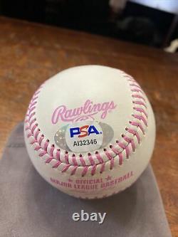 David Wright Signed Mothers Day Logo Baseball PSA DNA Coa Mets Autographed