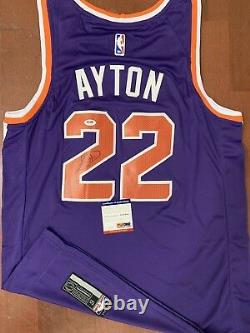 Deandre Ayton Signed Phoenix Suns Jersey Rare Auto+psa/dna Coa