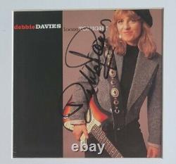 Debbie Davies Signed Psa/dna Coa Blues Guitarist Music Autographed Display Psa