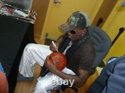 Dennis Rodman Signed Basketball PSA/DNA COA Lakers Pistons Spurs Autograph Ball