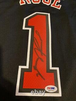 Derrick Rose Autographed XL Adidas Swingman Chicago Bulls Jersey Psa/dna Coa