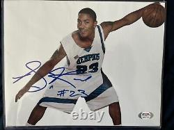 Derrick Rose RARE Autograph 8x10 Photo PSA/DNA COA Auto Memphis Bulls