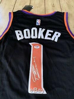 Devin Booker Autographed/Signed Jersey PSA/DNA COA Phoenix Suns