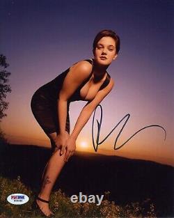 Drew Barrymore Sexy Cleavage Signed Autographed 8x10 Photo PSA/DNA COA