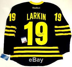 Dylan Larkin Signed Michigan Wolverines Jersey Red Wings Psa/dna Rookiegraph Coa