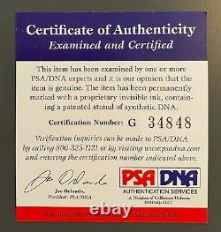 ERNIE BANKS Autographed Baseball PSA DNA Authentic with COA Mr. Cub 512 HR HOF