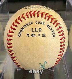 ERNIE BANKS Autographed Baseball PSA DNA Authentic with COA Mr. Cub 512 HR HOF