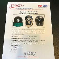 Earliest Known Alex Rodriguez 1994 Rookie Game Used Signed Helmet PSA DNA COA