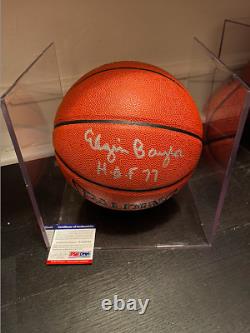 Elgin Baylor Signed Basketball Lakers Autographed Ball Autograph PSA/DNA COA