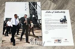 Elon Musk Signed Autographed 11x14 Photo Tesla SpaceX Obama PSA/DNA COA