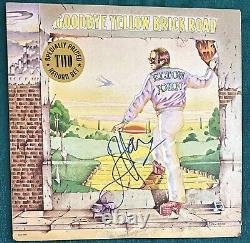 Elton John Signed Goodbye Yellow Brick Road LP Album PSA/DNA COA Auto Beautiful