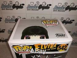 Elvira Cassandra Peterson Signed Autographed Funko Pop-psa Dna Coa Mistress Insc