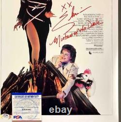 Elvira Mistress of the Dark rare inscription Signed 11x17 Photo PSA/DNA COA