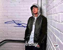 Eminem Signed Photo 8x10! Slim Shady Autograph! Revival D12! Psa Dna Coa Bas