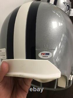 Emmitt Smith signed Full Size Replica Helmet PSA/DNA COA (Sticker Only)