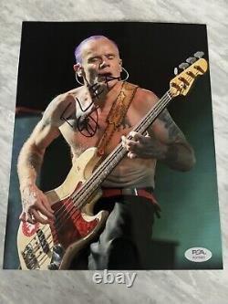 FLEA signed Autographed 8x10 Photo Psa DNA Coa