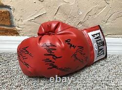 FLOYD MAYWEATHER Jr Family signed Boxing GLOVE Signiert TMT PSA/DNA COA LOA
