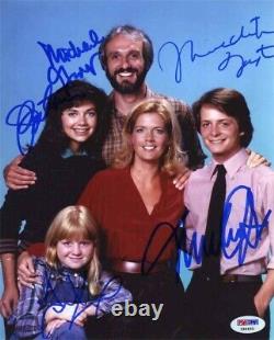 Family Ties Cast Autographed Signed 8x10 Photo Certified Authentic PSA/DNA COA