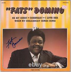 Fats Domino Autographed Fats Domino Album Cover PSA/DNA COA