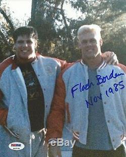 Flash Borden Sting Signed 8x10 Photo PSA/DNA COA 1985 Picture w Ultimate Warrior
