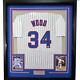 Framed Autographed/signed Kerry Wood 33x42 Pinstripe Jersey Psa/dna Coa