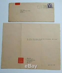 Frank Lloyd Wright Letter Signed To Ruth Dayer W Envelope Dated 1945 Coa Psa Dna