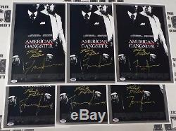 Frank Lucas & Richie Roberts Signed American Gangster 11x17 Poster PSA/DNA COA