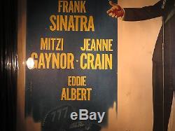 Frank Sinatra Joker Is Wild Signed Original 25x31 Poster PSA DNA COA Autograph