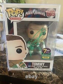 Funko Pop! Power Rangers #669 Tommy Signed By Jason David Frank With Psa/dna Coa