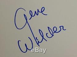 GENE WILDER Signed 27x40 Willy Wonka Movie Poster Auto with PSA/DNA COA