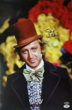 GENE WILDER Signed Willy Wonka 12x18 Photo #1 Autograph with PSA/DNA COA