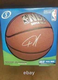 GIANNIS ANTETOKOUNMPO Milwaukee Bucks +1 Autograph Spalding ball PSA/DNA COA